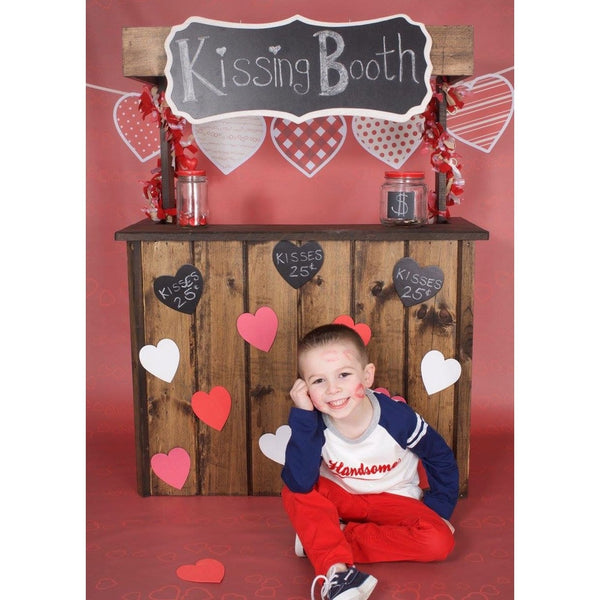 Valentines Day Bunting Printed Backdrop