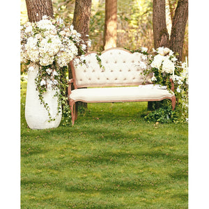 Woodland Bench Printed Backdrop