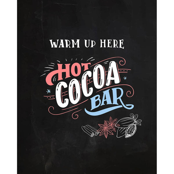 Cocoa Bar Printed Backdrop