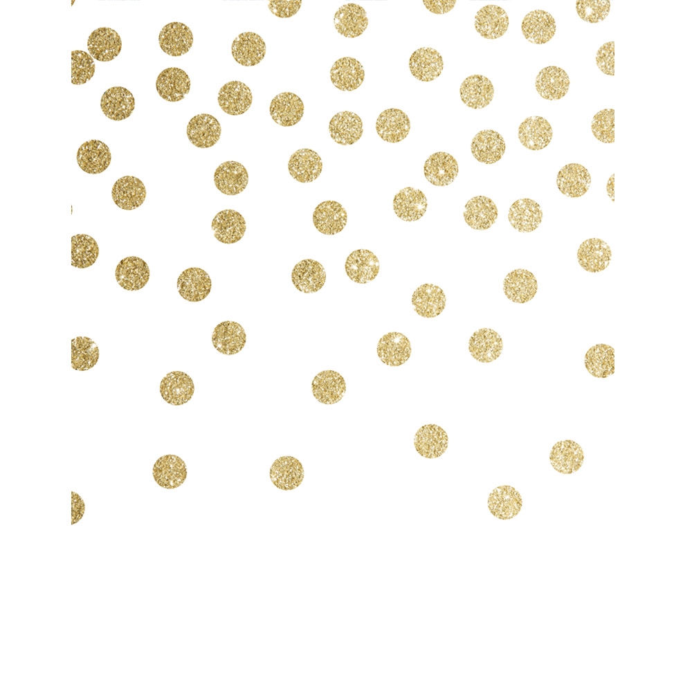 gold glitter dots