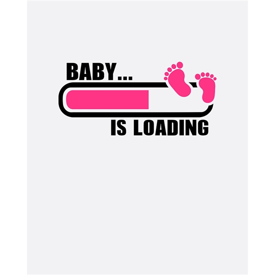 Download "Baby is Loading" Printed Backdrop | Backdrop Express